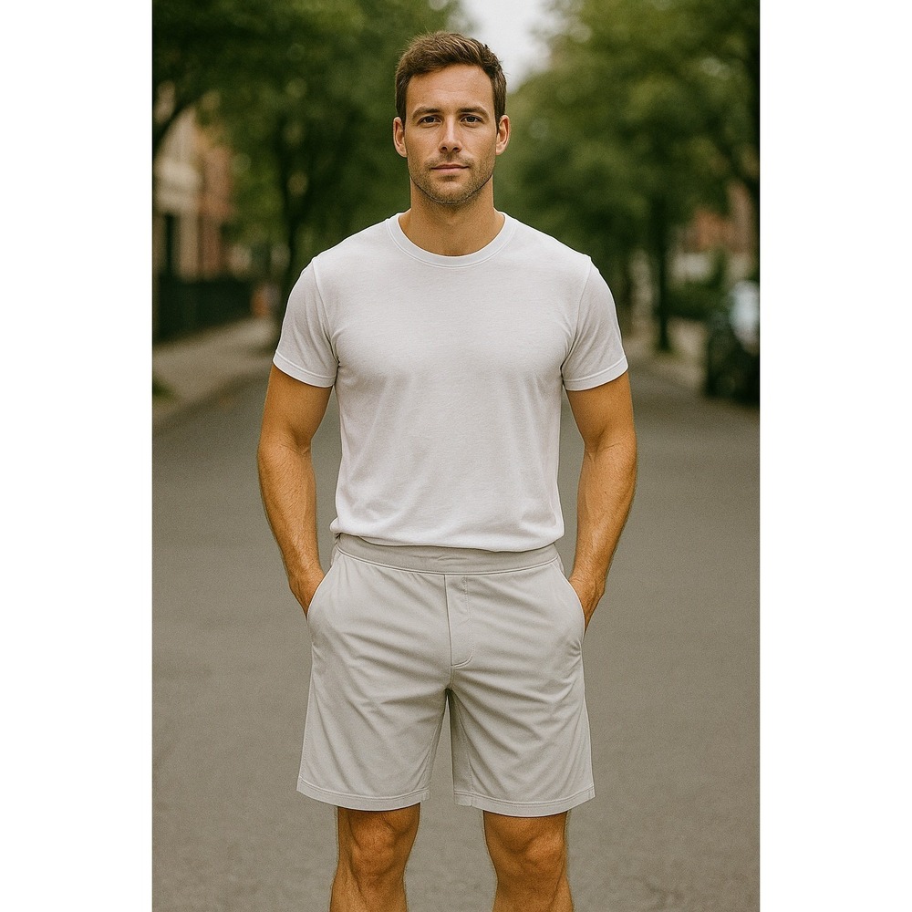 GRADUAL Men's Athletic Light‎ Gray Shorts – Size XXL | Lightweight Performance
